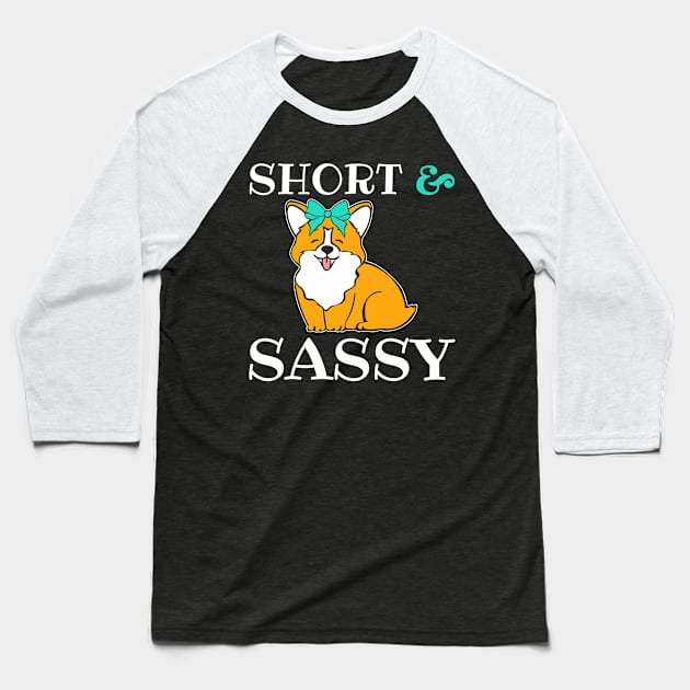 Short & Sassy Baseball T-Shirt by fromherotozero